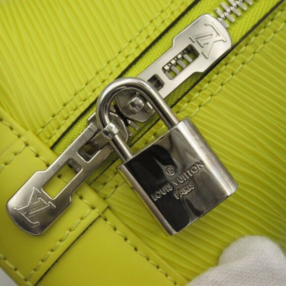 Louis Vuitton Alma Handbag Bag Calf Cowhide Epi Green - Picture 7 of 8